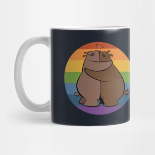 Rainbow Bear Hug Mug